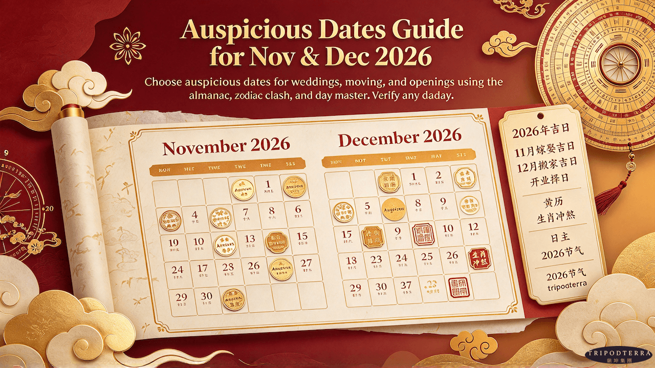 Auspicious Dates Guide for Nov & Dec 2026